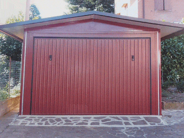 Box auto Bologna San Giovanni in Persiceto – Struttura garage in lamiera  prefabbricata su misura